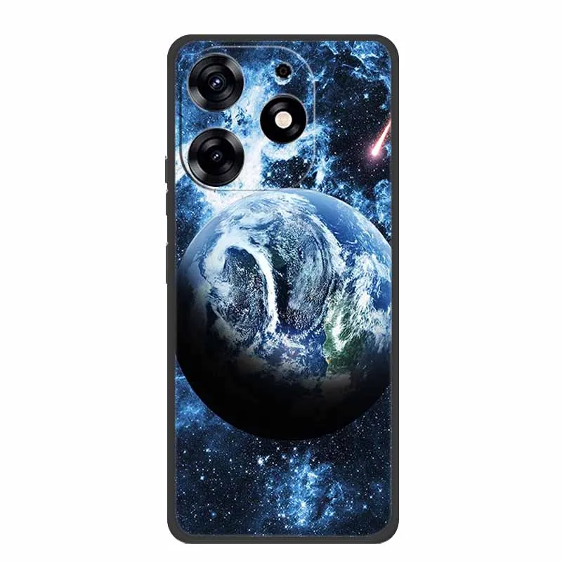 Sleek Black Silicone Soft Phone Case - Durable and Stylish Back Cover Shell