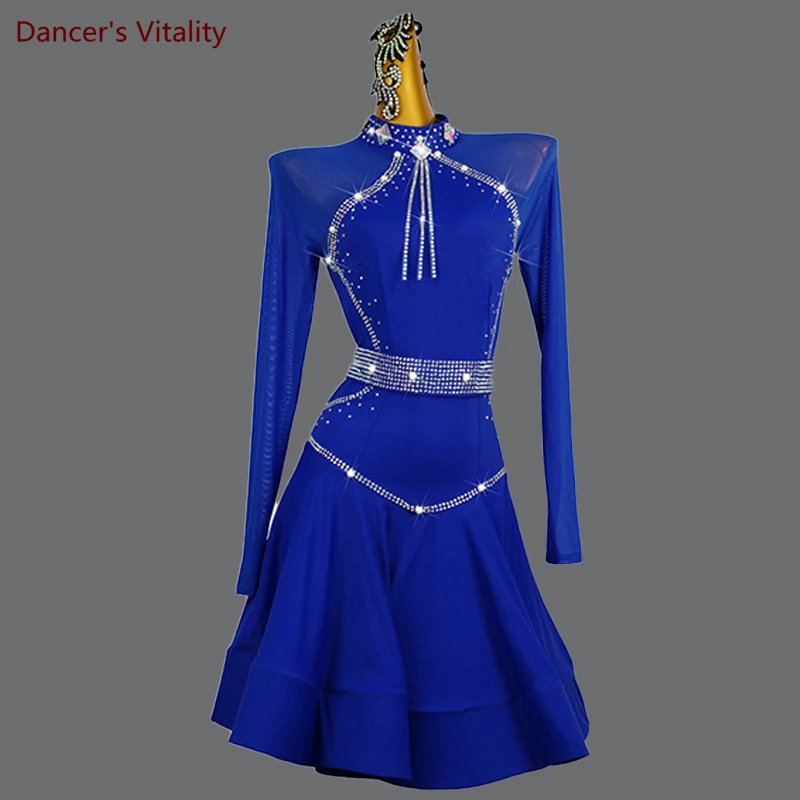 Latin Dance Competition Costumes Dress for Women Latin Dancing
