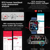 GUHUAVMI New Laser Therapy ECG+PPG Smart Watch Health Monitor Blood Lipids Uric Acid Heart Rate Tracking Monitoring Smartwatches - Image 4