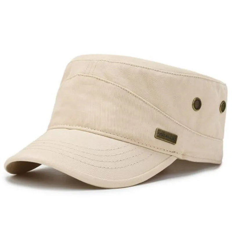 

Весенние повседневные универсальные моющиеся хлопковые военные шапки, плоские кепки для мужчин, Снэпбэк Кепка, сетчатая дышащая Спортивная Кепка, бесплатная доставка