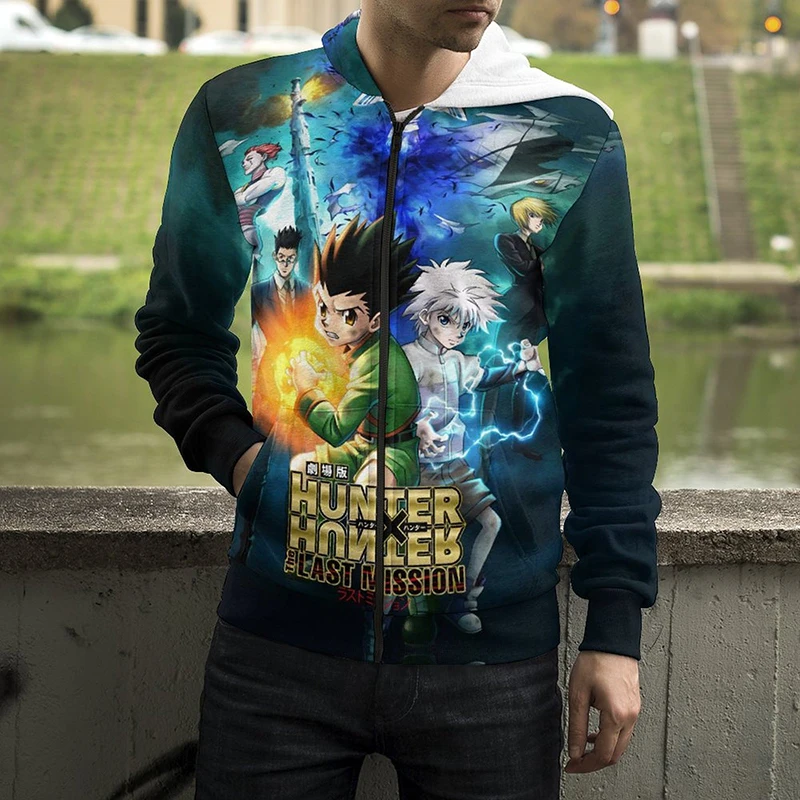 

Anime Hunter X Hunter Hisoka 3D Print Spring Zip Hoodie Men Women Children Casual Unisex Long Sleeves Cool Boy Girl Fashion Tops
