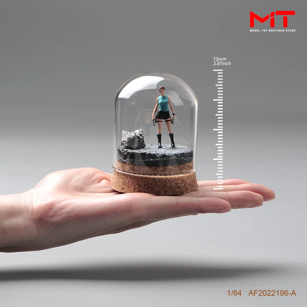 Фото Миниатюрная фигурка муравья ручной работы 1/64 1/43, модель для девушек, стеклянные мини-сцены для коллекционирования, Творческая фотография «сделай сам» №2