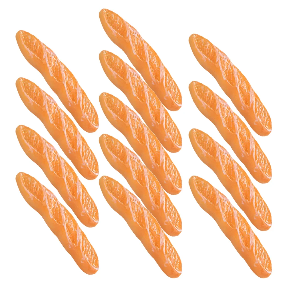 House Kitchen Food Imitation Long Baguette Mini Simulated Bread Prop for Shop Dollhouses
