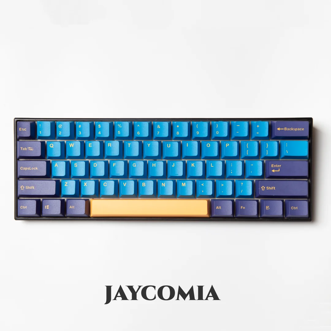 Gmk Nautilus Clone 126 Teclas Pbt Keycaps Oem Perfil Duplo Tiro Keycap para Cereja mx Switch Gaming Teclado Mecânico Azul - Imagem 6