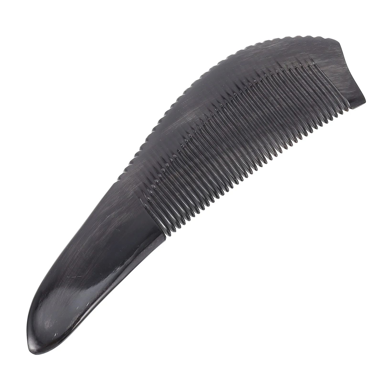 

Pocket Comb Long Hair Black Buffalo Horn Combs for Men Hairdressing Tool Home Man Styling