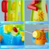 3-Tier Kids Splash Sand Table Water Toys, Rain Showers Splash Pond for Outdoor Beach Backyard, Halloween/Christmas/Thanksgiving 3