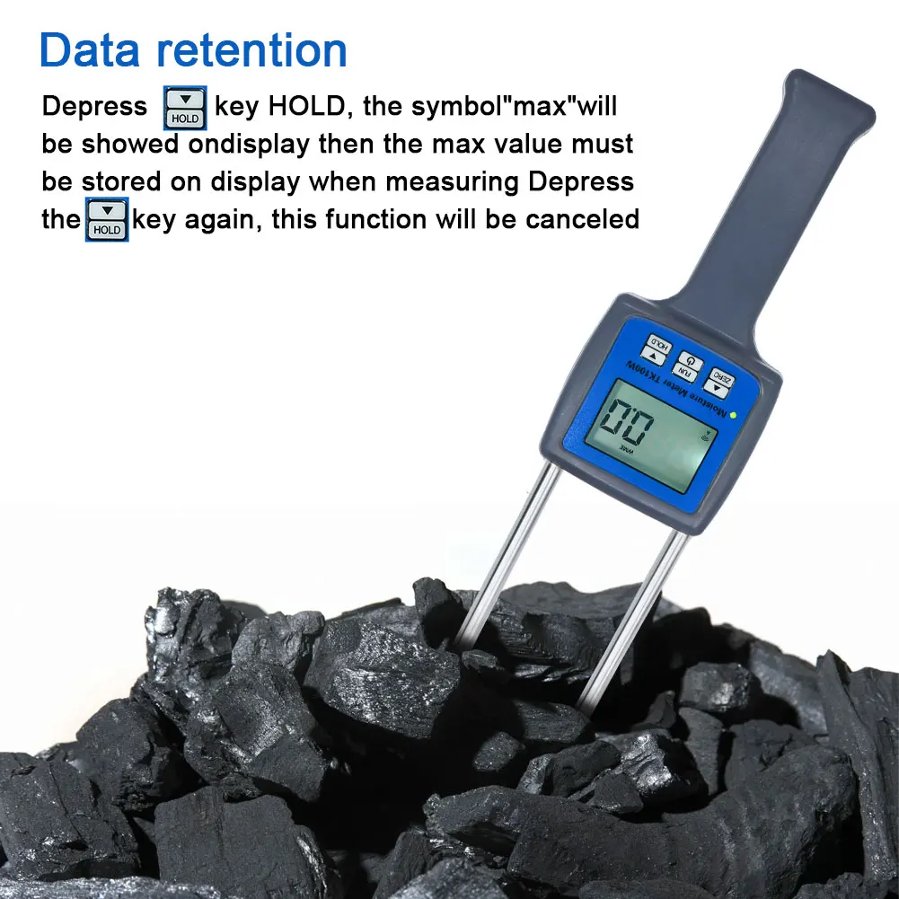 Wood Moisture Meter for Wood Chips etc.
