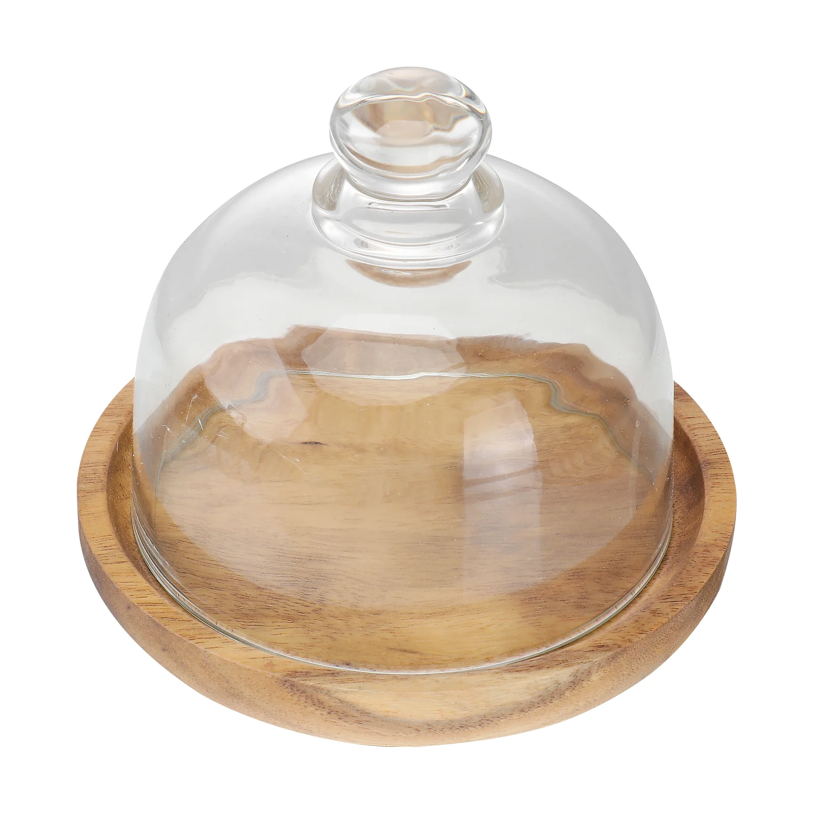 

Cake Dome Standcover Glass Wood Cupcaketray Mini Round Dessert Holder Display Dish Serving Bell Platter Jar Cloche Lid Plate
