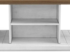 Farmhouse Coffee Table with Storage,w/ Drawers,Rustic Rectangular Center Table,Wood,for Living Room