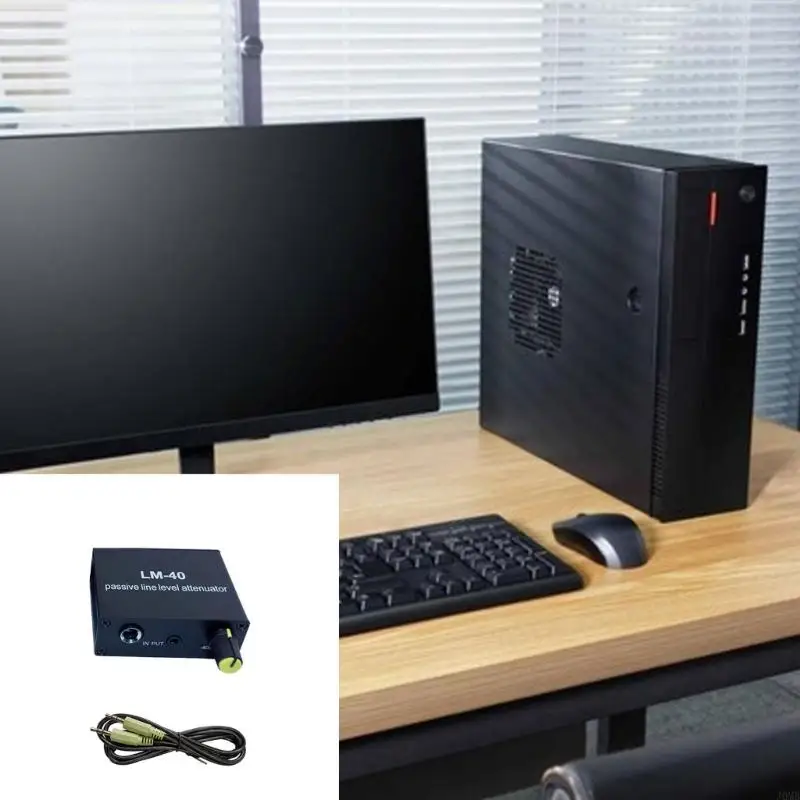 Passive Attenuator Line Output Sound Card Speaker Microphone Mic Port Highly Low Levels Converter Adapter Converter