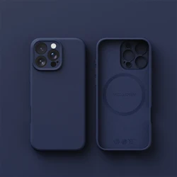 Enhanced Product Title:  
Premium Magnetic Liquid Silicone Phone Case with Wireless Charging Capability - iPhone 17 (Navy)