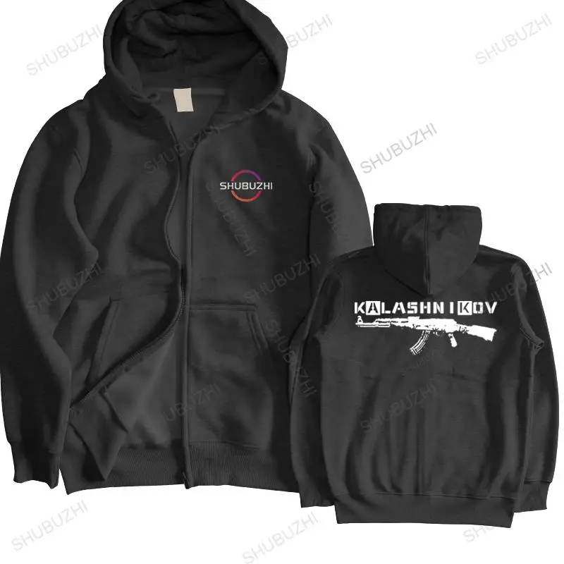 

new autumn winter High Quality printing hoodies Ak-47 Kalashnikov Russian Rifle bigger size unisex Outwear men sweatshirt