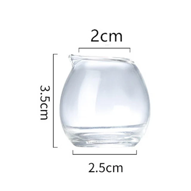 20 Ml Átlátszó Üveg Kávé Tea Italok Desszert Reggeli Japán Kis Tej Edény Kávéscsésze Bögrék - Image 6