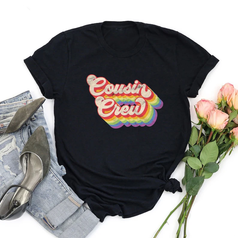 

Cousin Crew Shirts Matching Family T Shirt Funny Shirts For Family y2k aesthetic woman tshirts graphic t shirts Top