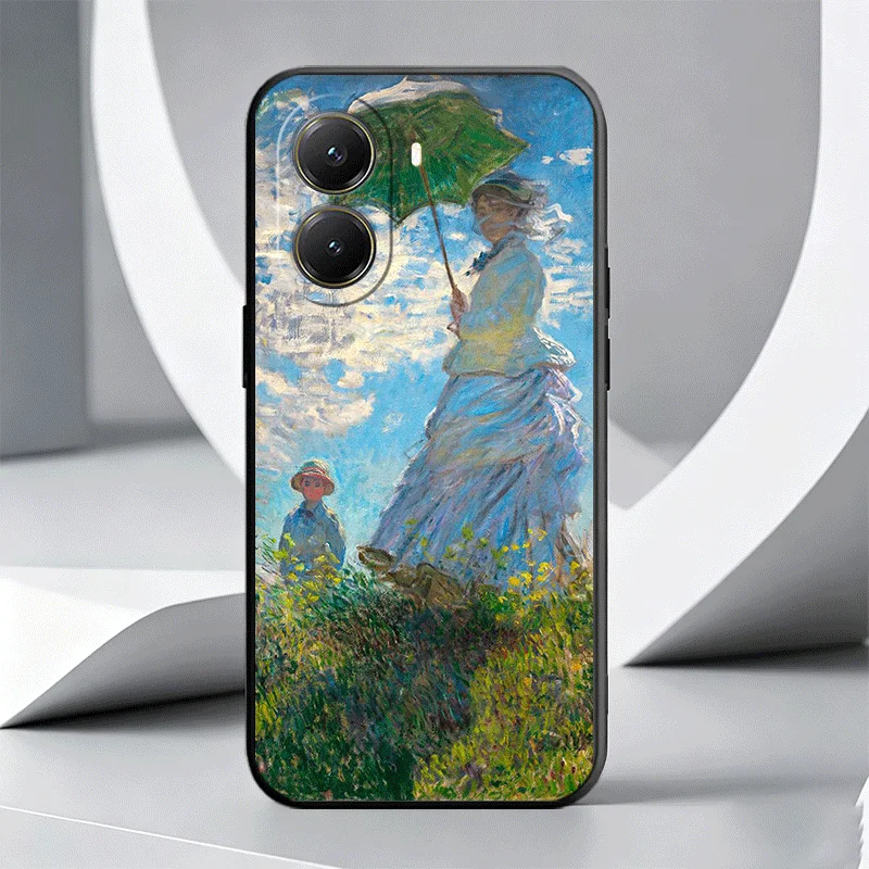 Soft Phone Case with Claude Monet Oil Painting Design