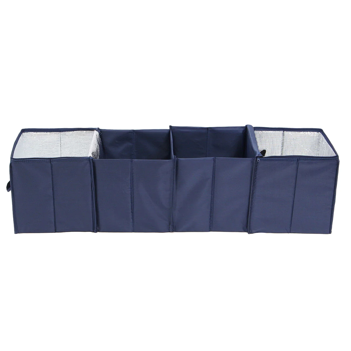 

Auto Trunk Storage Box Container Big Capacity Foldable Expandable Cargo Trunk Organizer 4 Grids Bin ( )