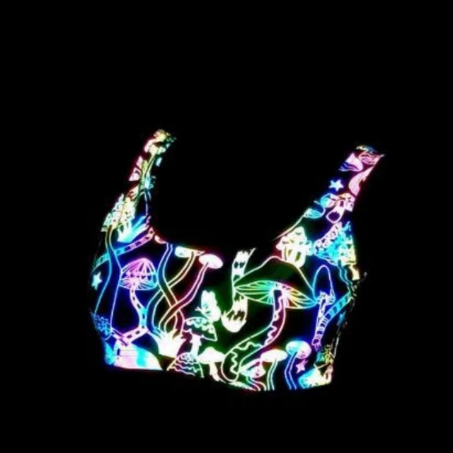 Holographic Reflective Crop Top 4