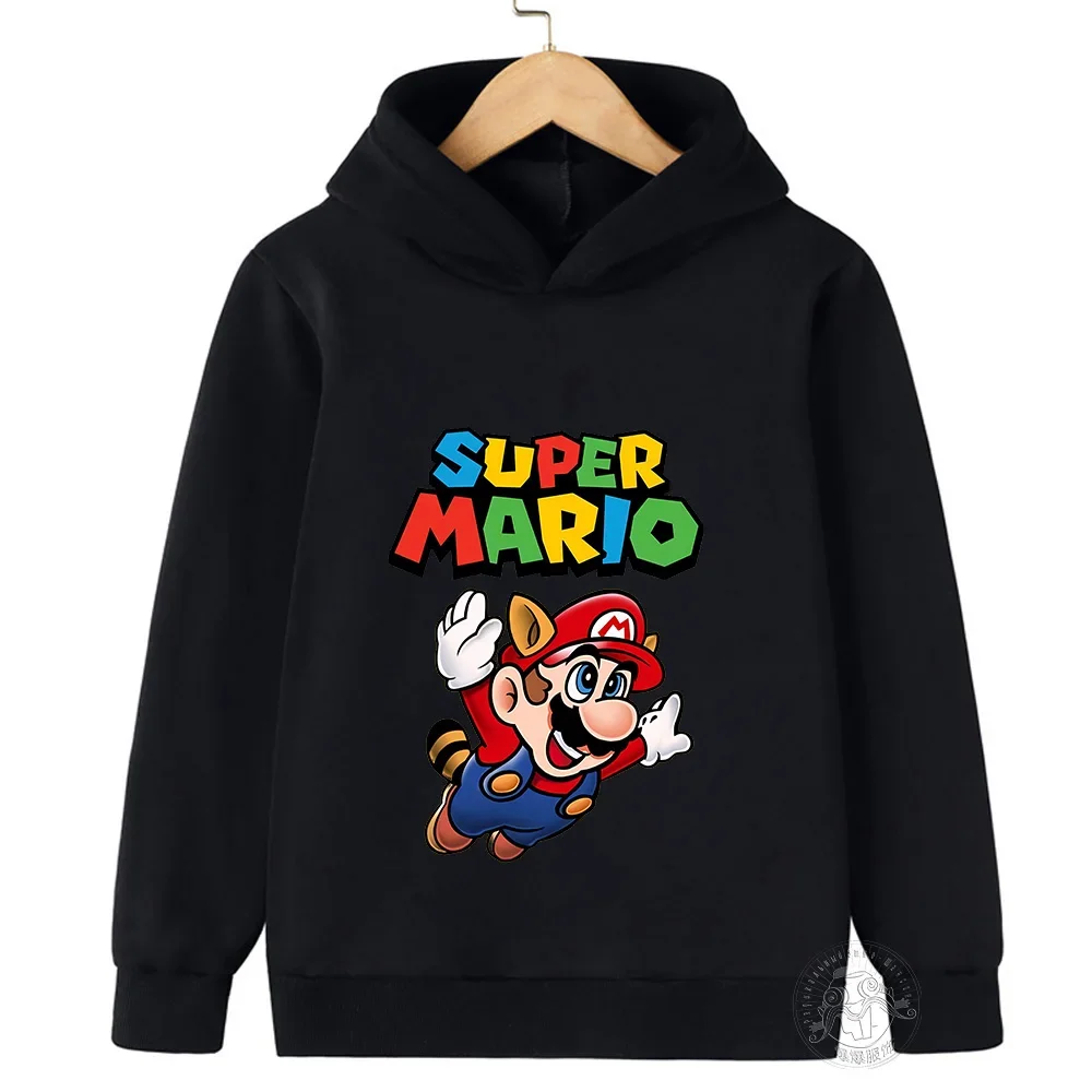 

Детская одежда Super Mario с креативным принтом, Уличная Повседневная Толстовка brother, уличная спортивная толстовка От 2 до 14 лет brother