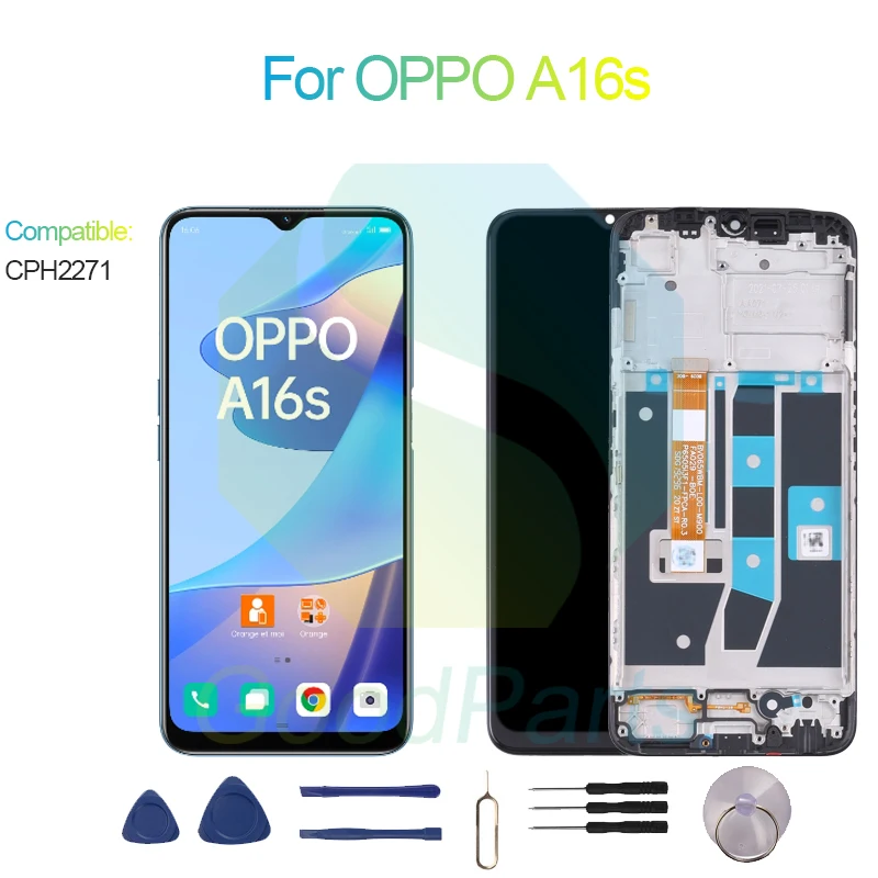 

Сменный сенсорный ЖК-экран 1600*720 CPH2271 A16s для OPPO A16s