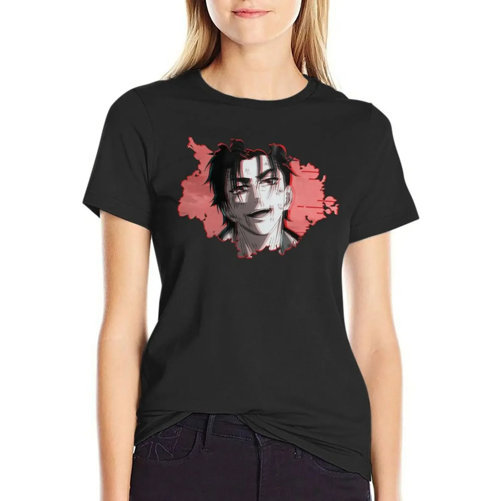 

Cool Guren, owari no seraph T-Shirt cute tops shirts graphic tees kawaii clothes tees black t-shirts for Women