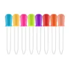 5PCS 5ml Small Silicone Plastic Pipette Dropper Feeding Medicine Liquid Eye Ear Pipette Dropper Lab Experiment Toys Gift 2