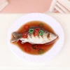 1:12 Dollhouse Miniature Fish Food DIY Accessories Mini Food Simulation Kitchen Utensils Model Doll House Decoration 2
