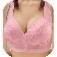 New Front Button Breastfeeding Bra without Steel Ring Thin Size Comfortable and Traceless Pregnant Women's Bra 1