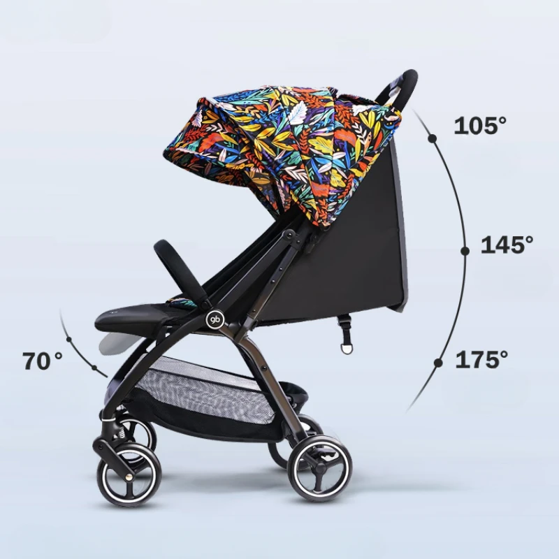 Baby Carriage Can Sit and Lie Folding Portable Baby Car Travel Pushchair 6KG Ultra Light Stroller Newborn Stroller