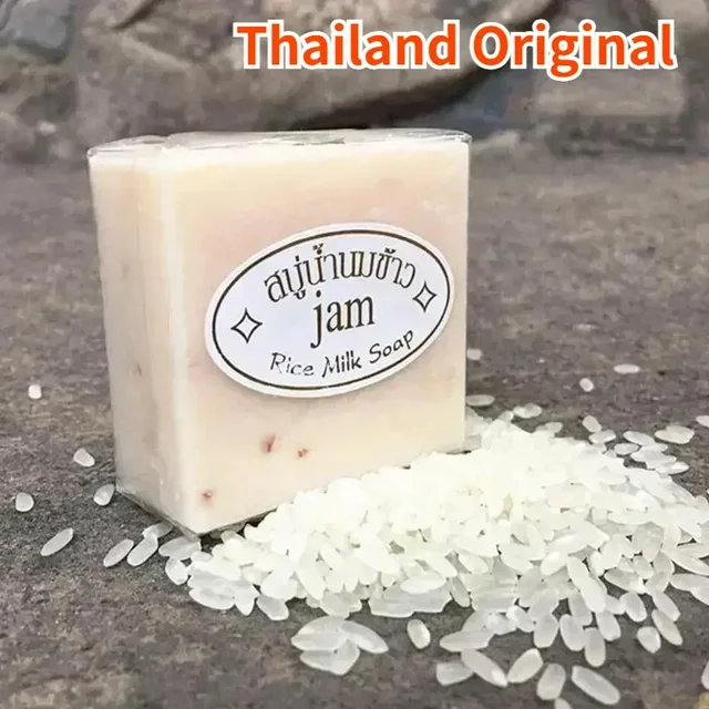 4 Pack JAM Original Rice Milk Soap from Thailand Handmade K-Brother Goat Milk Soap for Dropsshipping 4