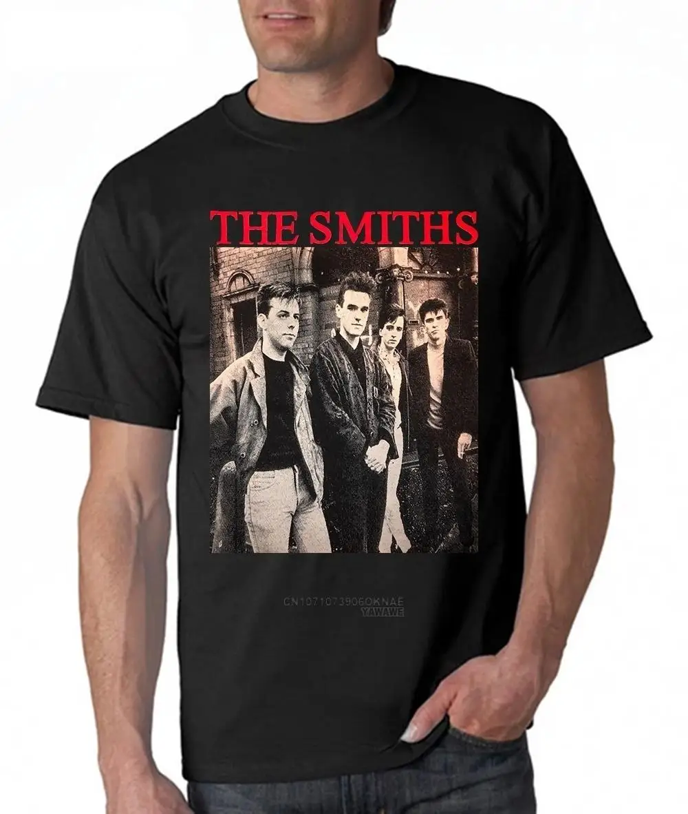 Vtg The Smiths Band Shirt Morrissey The Cure Rock Meat Is Kill Punk Paper Sottile Popolare Tshirt Uomo T-Shirt Oversize Abbigliamento