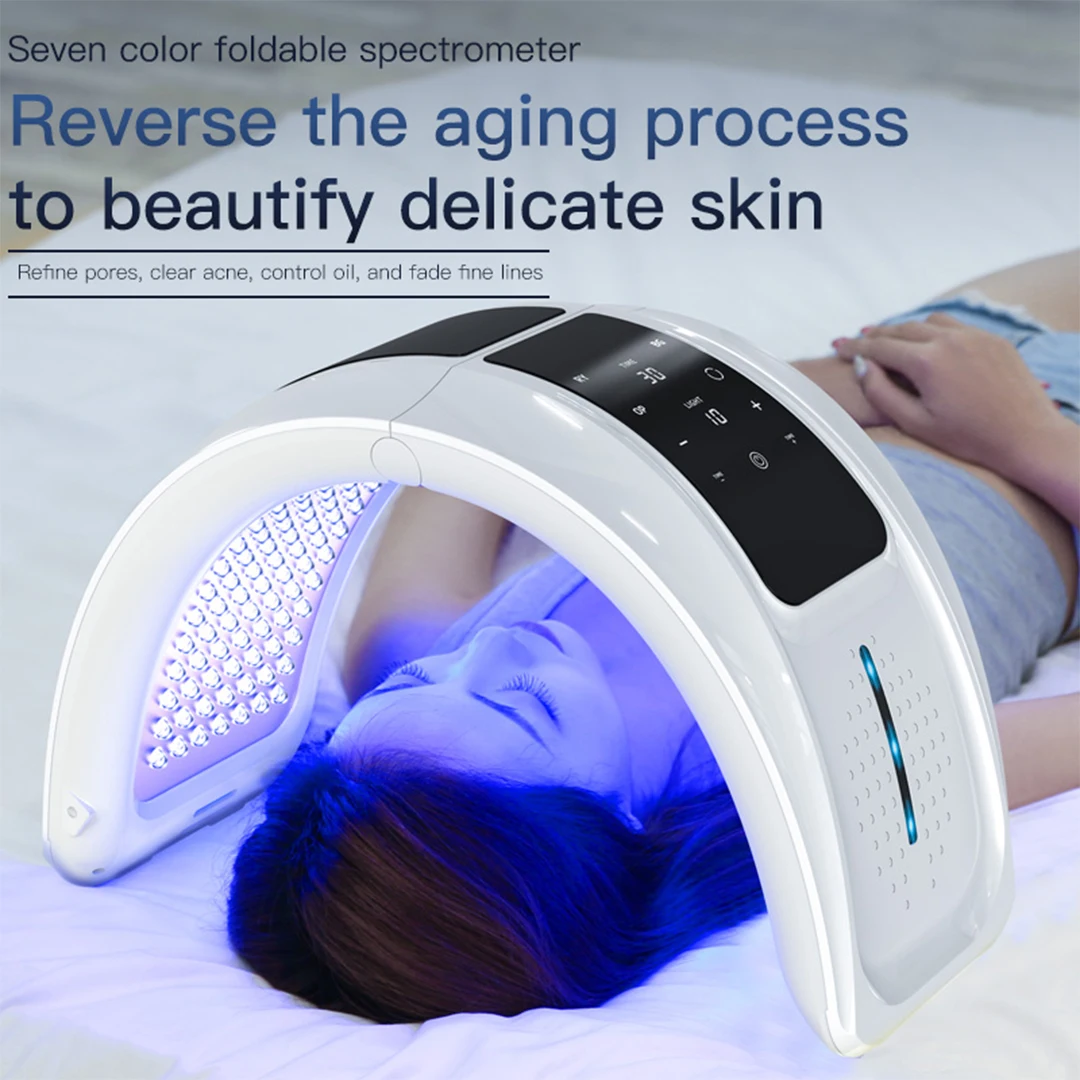 

7 Color PDT LED Light Photon Therapy Facial Led Mask For Skin Rejuvenation Spa Home Beauty Salon