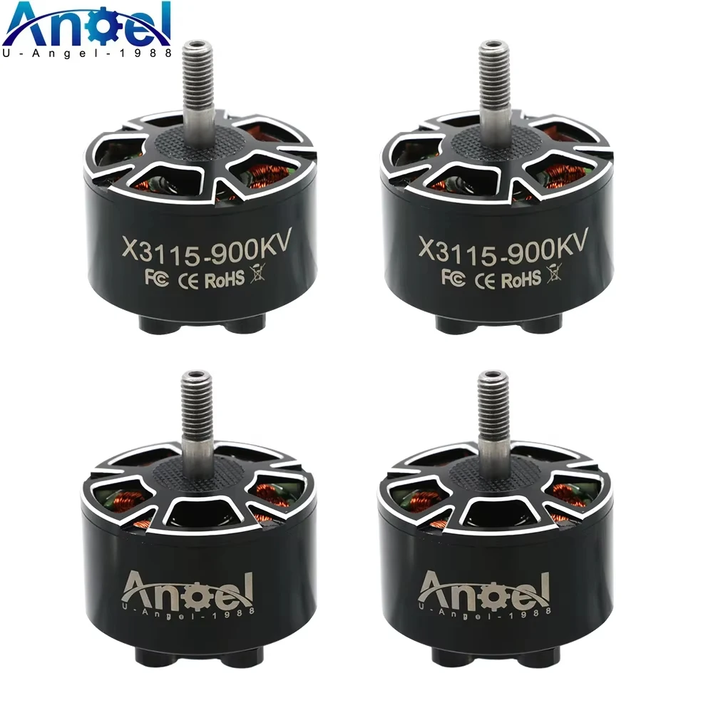 Brushless Motor 4pcs/lot UAngel X3115 3115 900KV 1050KV 1200KV 6S For FPV Freestyle 9inch 10inch Long Range Cinelifter RC Drones