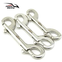KEEP DIVING 316 Stainless Steel Scuba Diving Double Ended Hook BCD Chioce Snap Bolt kit Quick Draw 1