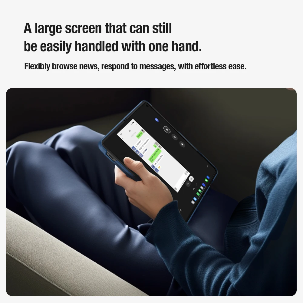 Nillkin OPPO Find N3 케이스 슈퍼 프로스트 쉴드 소품 캠쉴드 케이스, 카메라 스탠드 하드 커버 포함, OPPO Find N3 폴드 케이스