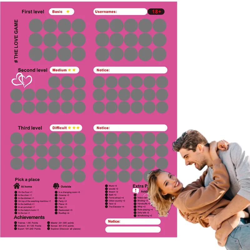 Adult Lottery Scratchcard, 100 Postures Rude Sex Position, Scratch Tickets, Sex Game Toys, Party Cards, Wedding Gift, New