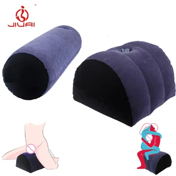 Inflatable Sex Pillow Woman Love Swing Sexual Cushion Multiple Body Position Support Sofa Furniture Couple Erotic Game Adult Toy 1