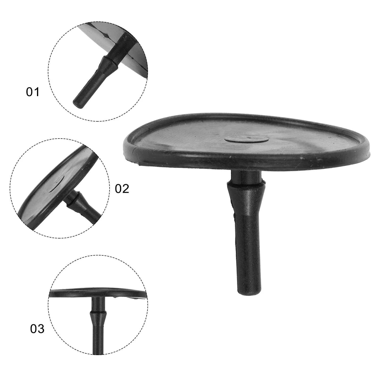 

Портативный Новый гибкий Реверсивный обратный клапан, замена обратного клапана, 1 шт., черный цвет