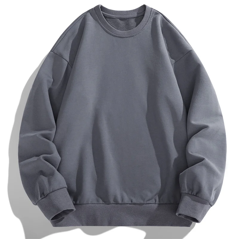 Fashion O-Neck Solid Color Casual Sweatshirts Men's Clothing 2024 Spring Summer New Loose Korean Tops All-match Sweatshirts