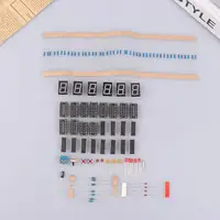 1set DIY Alarm Clock Soldering Practice Kit 4.5V-5.5V DC 6 Digits DIY Clock Kit Auto Display Time For Students And Diyers - Image 2