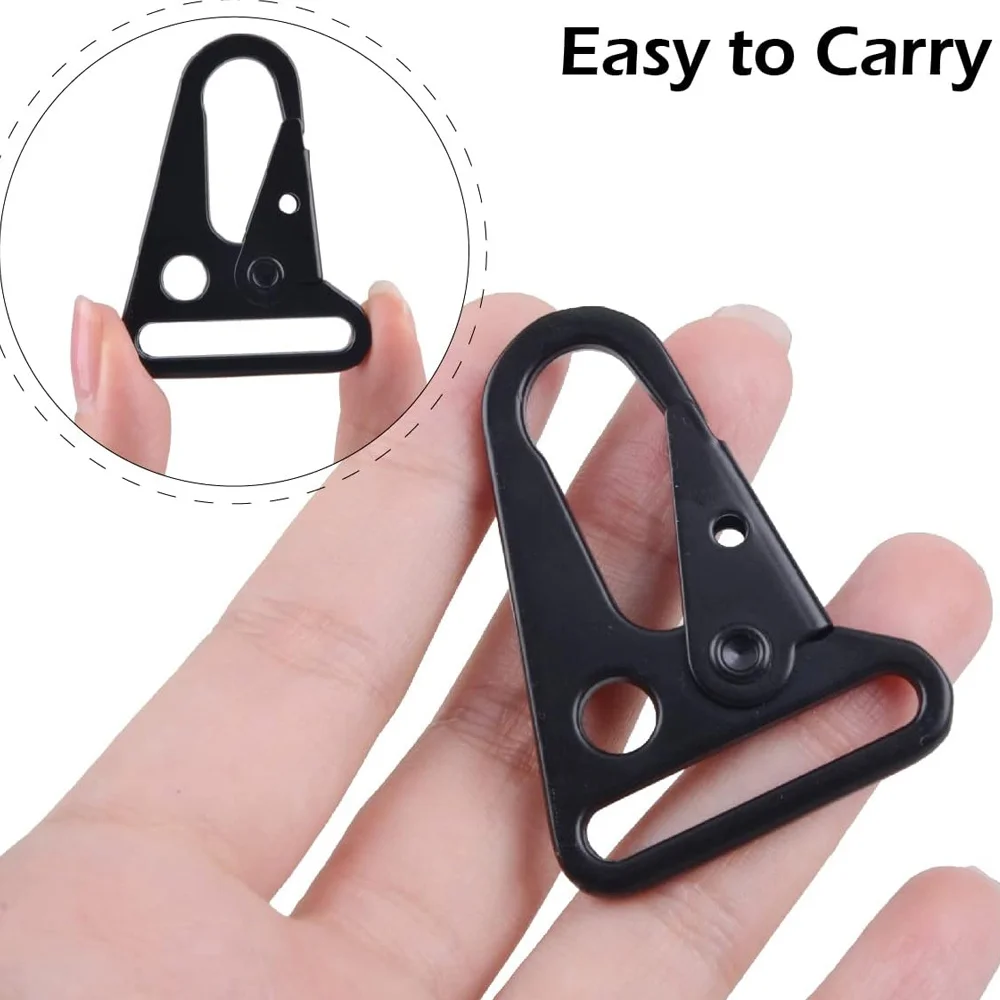 4pcs Enlarged Mouth Clips Clasp Hooks for Paracord Sling Outdoors Bag Backpack