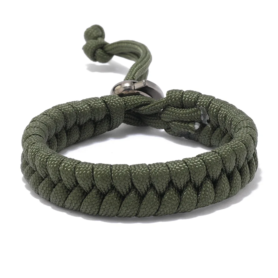Noter Bracciale Paracord Da Uomo Scorrevole E Regolabile Braslet Nautico Homme Bracciale Avvolgente Stile Semplice Accessori Hombre Pulseria - Foto 3