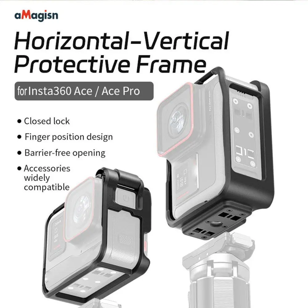 

Action Camera Accessories Multifunctional Horizontal And Vertical Camera Connectors Portable Safety Stand Insta360 Ace Pro/Ace