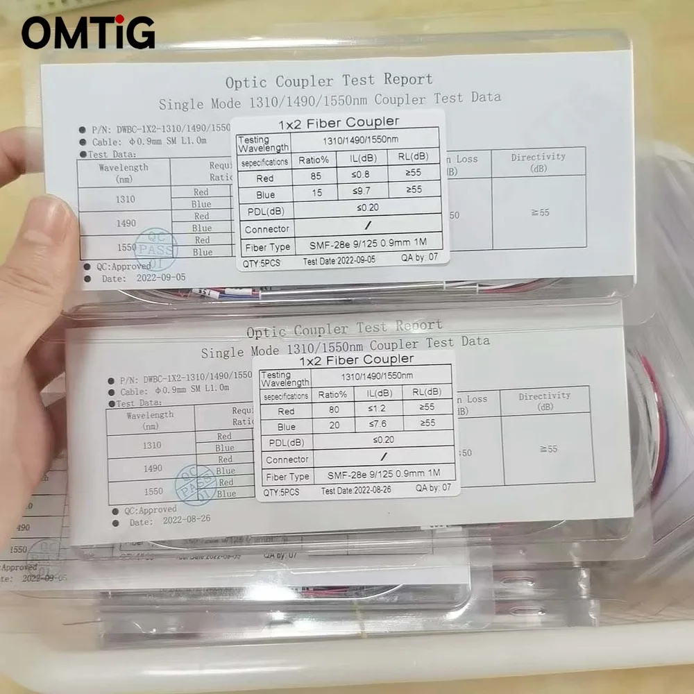 20 Pz/Lotto 25/75 50/5010/90 Modello Diverso Fibra Ottica 1X2 Splitter Fbt Da 0.9Mm Senza Connettore Prezzo A Sorpresa