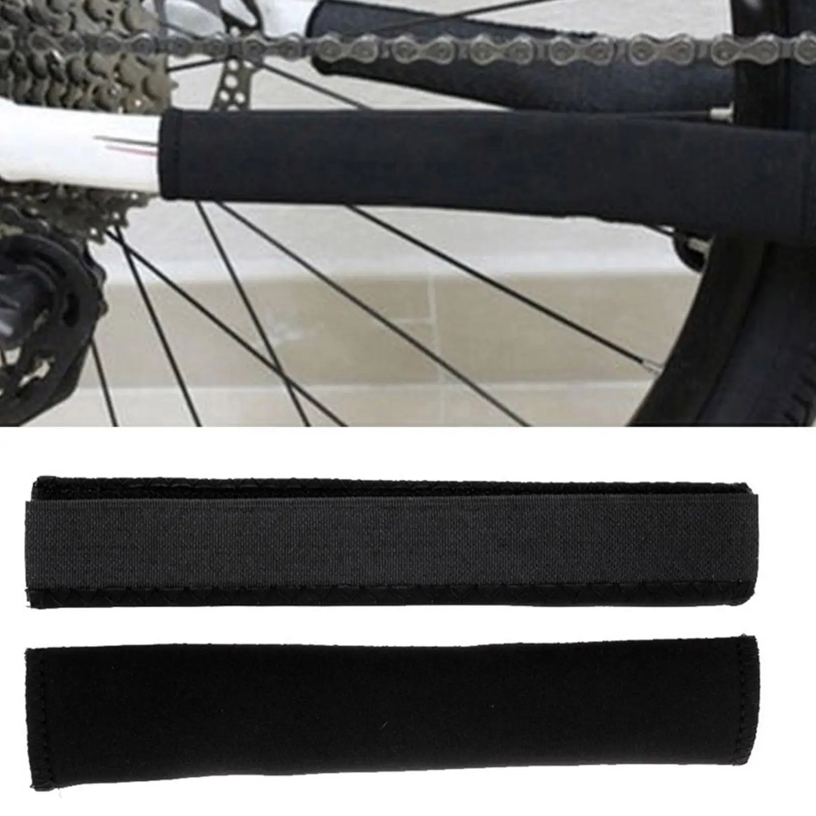 2-pack Neoprene Chainstay Protector Bike Chain Protection Chain Guard ...
