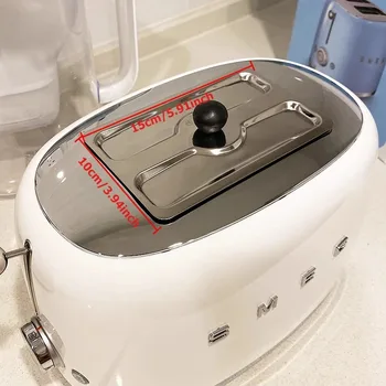 Stainless steel Dust-proof cover Suitable for SMEG Fully automatic toaster Universal accessories 1