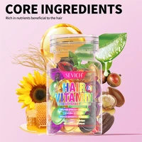 Mélange de capsules de vitamines pour cheveux, huile de kératine, restauration rapide, doux, lisse, brillant, soins capillaires, nourrit, réparation des cheveux endommagés, traitement de séparation 5