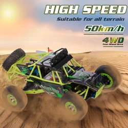 Wltoys – voiture de course tout terrain radiocommandée 12427G, 50 km/h, grande vitesse, 4WD, 1/12, 2.4 