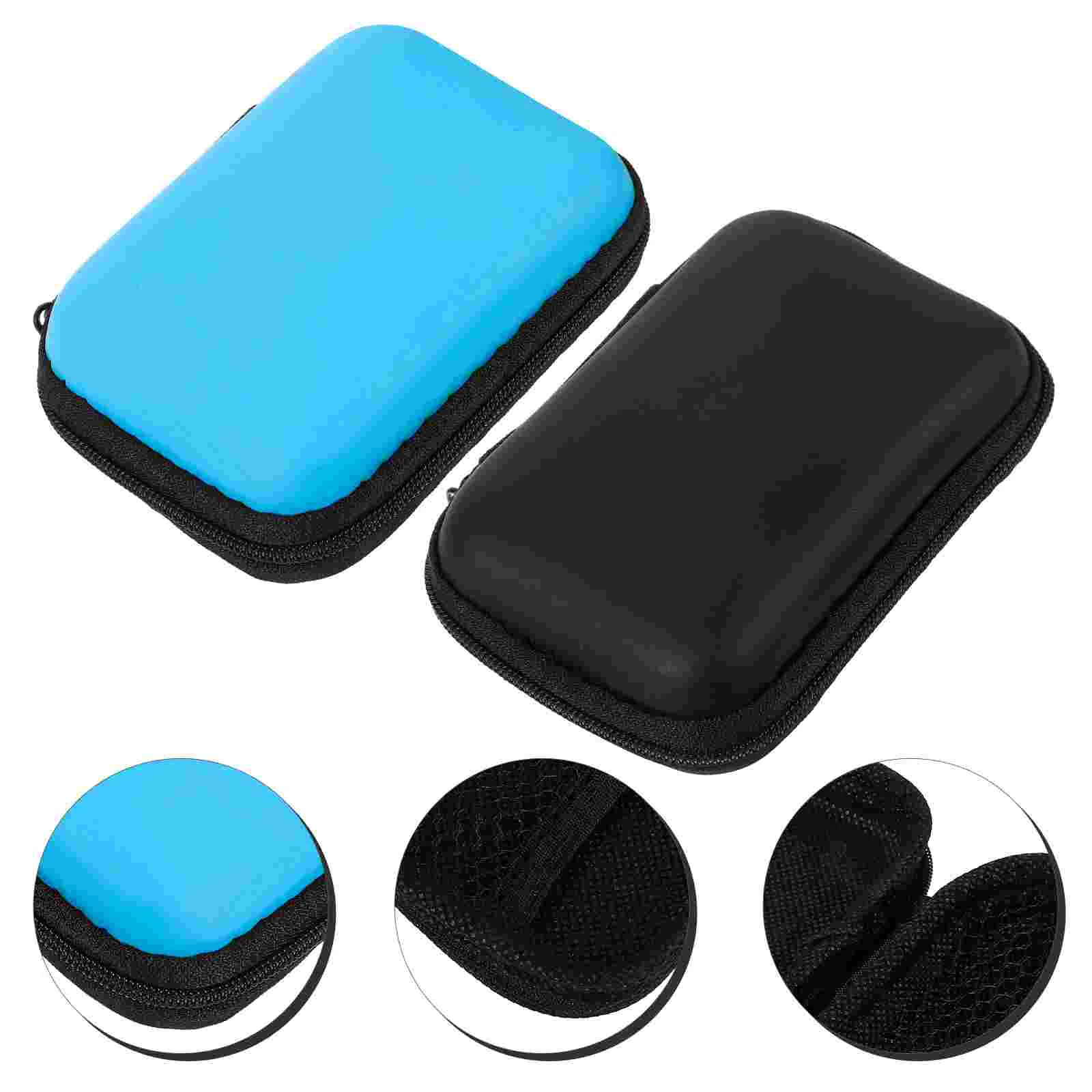 

2 Pcs Suitcase Hard Carrying Drive Storage Computer Accessories for Portable Travel