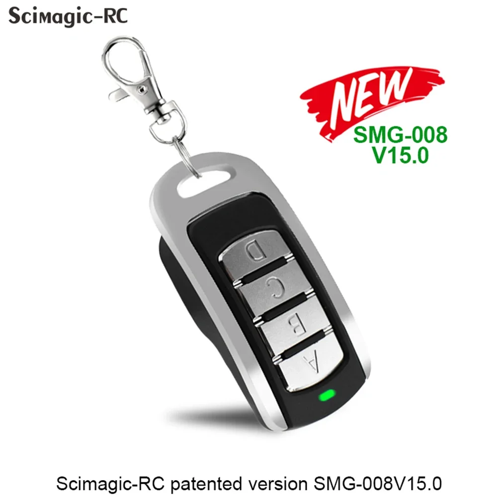 Handheld Transmitter 280-868MHz Fixed Scimagic Multi Frequency Duplicator Code 433MHz Garage Door Gate Remote Control