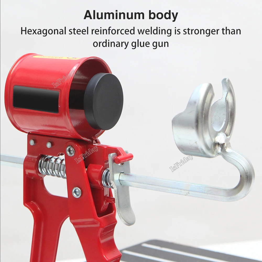Portable Caulking Filling Tool Al Alloy Manual Caulking Gun Glass Glue Sprayer Professional Sealant Tool for Home caulking tools,caulking gun,sealant tool kit